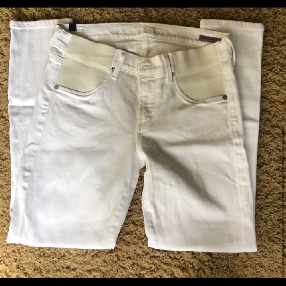 Citizens of Humanity White Maternity Jeans